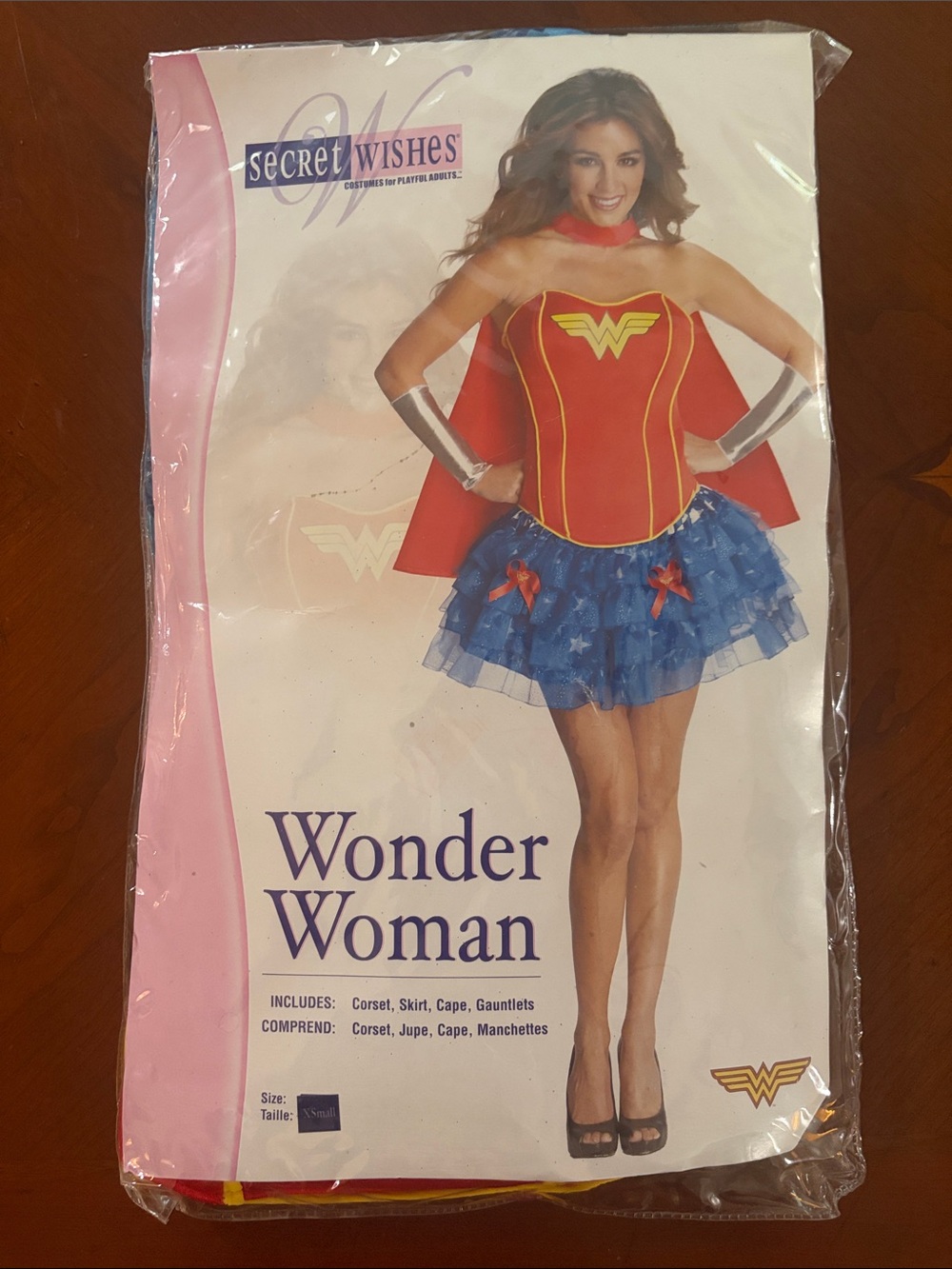 Secret Wishes Wonder Woman Costume - Red & Blue